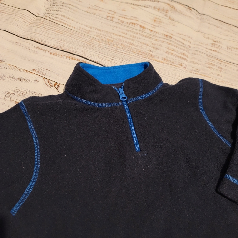 Baby Gap Blue Fleece Sweater Boys Size 4 Years - Picture 2 of 4